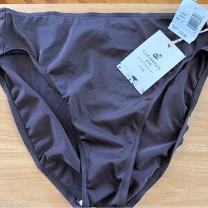 Caribbean Joe Brown High-Cut Bikini Bottoms